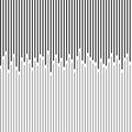 Abstract lines pattern. Seamless pattern with vertical lines and halftone transition Royalty Free Stock Photo