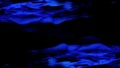 Abstract lines are reflected in water on black background. Animation. Abstract animation of geometric lines moving on