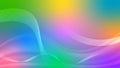 Vector Abstract Colorful Gradient Background with Shining Wavy Lines and Curves Royalty Free Stock Photo