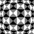 Abstract liny, checkered pattern