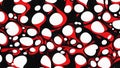 Abstract liquid black and red theme background in high ai generated Royalty Free Stock Photo