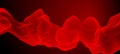 Abstract liquid flow stream. Wavy fabric on black background
