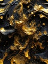 Abstract liquid gold background Royalty Free Stock Photo