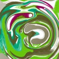 Abstract liquid marble cool background