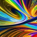 1424 Abstract Liquid Motion: A dynamic and mesmerizing background featuring abstract liquid motion in vibrant and fluid forms, c