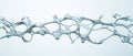 Abstract liquid structure forming complex connections, representing future biological engineering and molecular design. Royalty Free Stock Photo