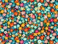 Abstract little tiny flowers background Royalty Free Stock Photo