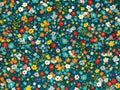 Abstract little tiny flowers background Royalty Free Stock Photo