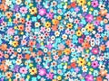 Abstract little tiny flowers background Royalty Free Stock Photo