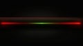 Abstract Loading Bar Indicator with Glowing Red and Green Technology Interface Royalty Free Stock Photo
