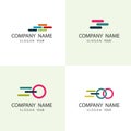 Abstract logo company set.Corporate design element.vector illustrator