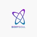 Abstract Logo Design. Body Soul Logo Design