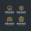 Abstract Logo Design Pack Royalty Free Stock Photo