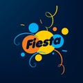 Abstract logo for the Fiesta. Vector illustration.