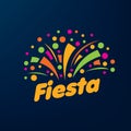 Abstract logo for the Fiesta. Vector illustration.