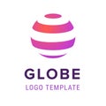Abstract logo globe Royalty Free Stock Photo