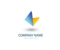 Abstract logo type economical design Royalty Free Stock Photo