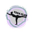 Abstract logo for yoga club