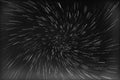 Abstract long exposure of vortex star trails background Royalty Free Stock Photo