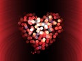 Abstract love bokeh background