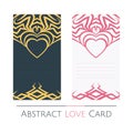 Abstract Love Card