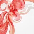 Abstract love theme background in red tones Royalty Free Stock Photo