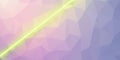 Abstract low poly background with diagonal neon line, pastel color palette, geometric shapes, modern design element for Royalty Free Stock Photo