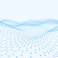 Abstract low poly background. Plexus polygonal background. Plexus low poly landscape background.Hexagon abstract