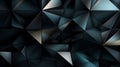 Abstract Low-Poly background. triangulated texture. Polygonal geometrical pattern. Generative ai