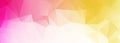 Abstract low poly colorful triangle shapes banner design Royalty Free Stock Photo