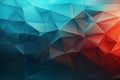 Abstract low poly elegance a background with mesmerizing polygonal arrangements