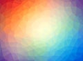 Abstract low poly multicolor background