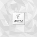 Abstract low poly texture gray triangles shape random pattern on Royalty Free Stock Photo