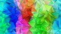 Abstract Low-Poly triangular modern background