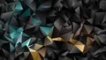 Abstract Low-Poly triangular modern background