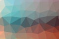 Abstract Low-Poly Triangular Modern Geometric Background. Colorful Polygonal Mosaic Pattern Template. Repeating Routine With Trian