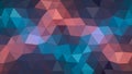 Abstract low polygon background, modern triangular mosaic