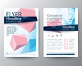 Abstract low polygon background for Poster Brochure Flyer design Royalty Free Stock Photo