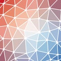 Abstract Low Polygon gradient Generative Art background illustration Royalty Free Stock Photo