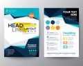 Abstract low polygon triangle shape Poster Brochure Flyer design