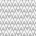 Abstract lozenges seamless pattern. Geometric repeat with rhombs