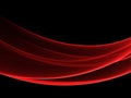 Abstract luminous red and black background. Curl, undulation Royalty Free Stock Photo