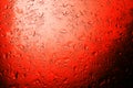 Abstract Lush Lava soft light. Neon orange-red color background