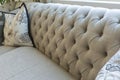 Abstract of Luxurious Couch and Pillow Detail Royalty Free Stock Photo