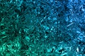 Abstract luxury background of crumpled blue and green foil Royalty Free Stock Photo