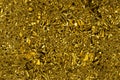 Abstract luxury background of crumpled gold foil Royalty Free Stock Photo