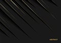 Abstract Luxury background. polygonal pattern. black and gold lines. Royalty Free Stock Photo