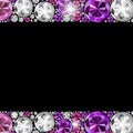 Abstract Luxury Black Diamond Background Vector Royalty Free Stock Photo