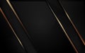 Abstract Luxury black and gold background