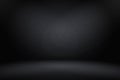 Abstract luxury blur dark grey and black gradient, used as background studio wall for display your products.